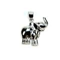 Silberner Anhänger Elefant mit Zirkon