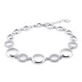 Silberarmband RINGE mit Zirkonien