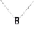 Silberkette mit Buchstabe B