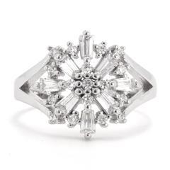 Silberring mit Zirkonen