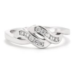 Silberring mit Zirkonen