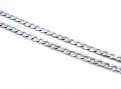 Silberne massive Pancer-Kette 6 mm Breite