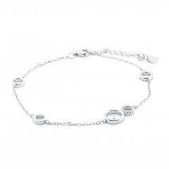 Silberarmband mit Zirkonia