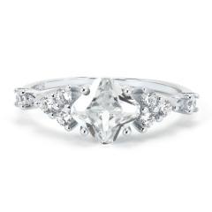 Silberring mit Zirkonen
