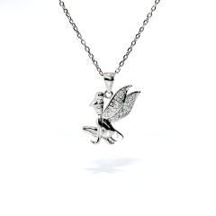 Silberanhänger Libelle mit Zirkonen