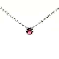 Silberne Halskette SCHNEEFLOCKE mit Zirkonia