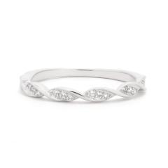 Silberring mit Zirkonen