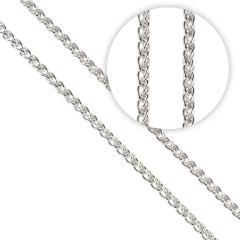 Silberne Spiga-Kette 1,5 mm
