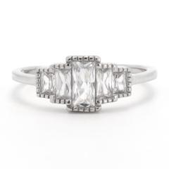 Silberring mit Zirkonia
