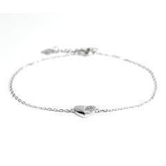 Silberarmband mit Zirkonen